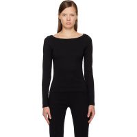 FLORE Black Steffi Longsleeve T-shirt 261924F110009