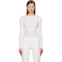 FLORE White Olivia Longsleeve T-shirt 261924F110011