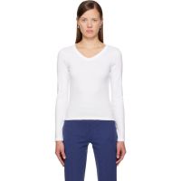 FLORE White Jill Longsleeve T-shirt 261924F110028