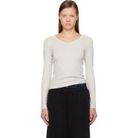 FLORE Gray Jill Longsleeve T-shirt 261924F110031