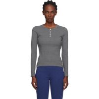 FLORE Gray Jess Longsleeve Henley 261924F110045