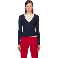 FLORE Navy Dewi Longseleve T-shirt 261924F110055