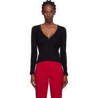 FLORE Black Dewi Longsleeve T-shirt 261924F110057