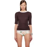 FLORE Brown Anna T-shirt 261924F110067