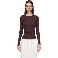 FLORE Brown Olivia Longsleeve T-shirt 261924F110073