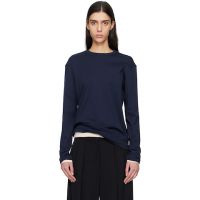 FLORE Navy Maggie Longsleeve T-shirt 261924F110084