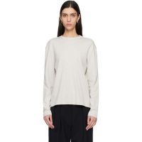 FLORE Gray Maggie Longsleeve T-shirt 261924F110085