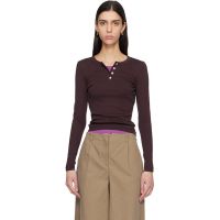 FLORE Brown Jess Longsleeve T-shirt 261924F110092