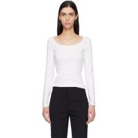 FLORE White Longsleeve Fem T-shirt 261924F110100