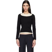 FLORE Black Longsleeve Fem T-shirt 261924F110102