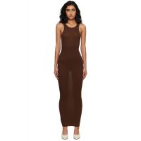 Entire Studios Brown Muscle Tank Midi Dress 261940F054004