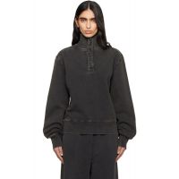 Entire Studios Black Port Pullover Sweatshirt 261940F097002