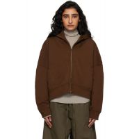 Entire Studios Brown Eternal Zip Hoodie 261940F097015