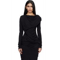 Entire Studios Black Twist Top 261940F110000