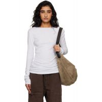 Entire Studios Gray Sheer Long Sleeve T-shirt 261940F110010