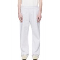 Entire Studios Gray Straight Leg Sweatpants 261940M190003