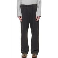 Entire Studios Black Straight Leg Sweatpants 261940M190006