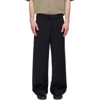 Entire Studios Black Lounge Curve Trousers 261940M190019