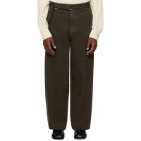 Entire Studios Brown Gully Trousers 261940M191009