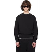 Entire Studios Black Pod Crew Sweatshirt 261940M201006