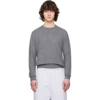 Entire Studios Gray Knit Crewneck Sweater 261940M201009