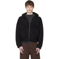 Entire Studios Black Eternal Zip Hoodie 261940M202022