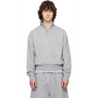 Entire Studios Gray Port Pullover Sweatshirt 261940M204002