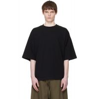 Entire Studios Black Heavy Boxy T-shirt 261940M213016