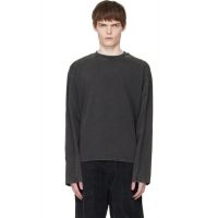 Entire Studios Black Heavy Long Sleeve T-shirt 261940M213019
