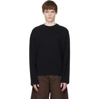 Entire Studios Black Heavy Long Sleeve T-shirt 261940M213020