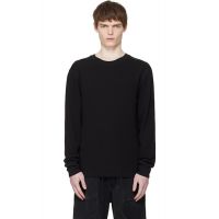 Entire Studios Black Thermal Long Sleeve T-shirt 261940M213024