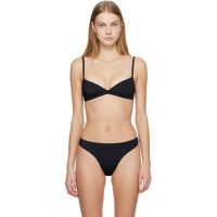 Matteau Black Tri Crop Bikini Top 261946F105009