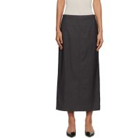 Dunst Gray H-Line Striped Maxi Skirt 261965F092002