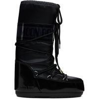 Moon Boot Black Icon Glance Satin Boots 261970M255014