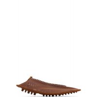 Kiko Kostadinov Brown Ramberg Slip-On Flats 261985F118003