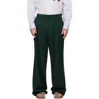 Kiko Kostadinov Green Andras Formal Trousers 261985M191029