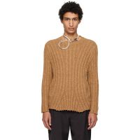 Kiko Kostadinov Tan Kada Knit Sweater 261985M201002