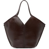 HEREU Brown Calella Distressed Tote 261991F049005