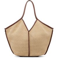 HEREU Beige Calella Soft Raffia Tote 261991F049007