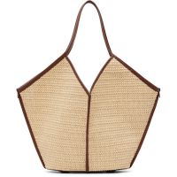 HEREU Beige Calella Raffia Tote 261991F049008