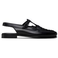 HEREU Black Roqueta Loafers 261991F121010