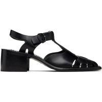 HEREU Black Pesca Heeled Sandals 261991F122001