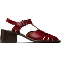 HEREU Red Pesca Heeled Sandals 261991F122002