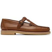 HEREU Brown Alber Rubber Veg Tan Loafers 261991M231016