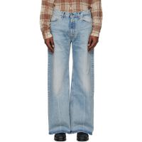 HOPE Blue Low-Waist Wide-Leg Jeans 261995M186009