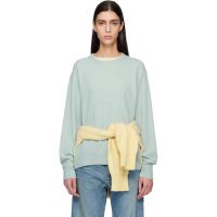 Ssstein Blue Extra Fine Wool Knit Sweater 261996F096001