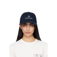 ANINE BING Navy Jeremy Baseball Cap 262092F016002