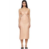 ANINE BING Pink Carissa Slip Dress 262092F054002