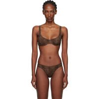 Fruity Booty Brown Leopard Shania Bra 262151F073000