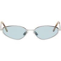 RETROSUPERFUTURE Silver Zyra Sunglasses 262191M134008